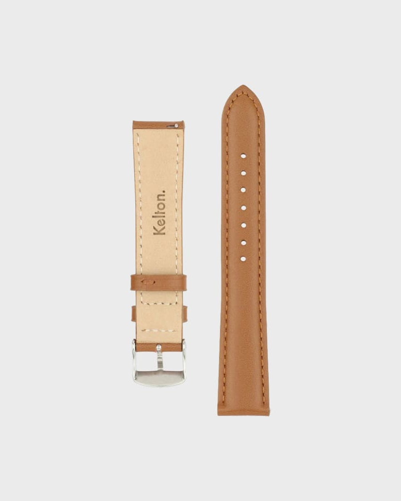 Kelton Bracelet Grande Colorama Camel x Ines de la Fressange Paris – pasek do zegarka karmelowy