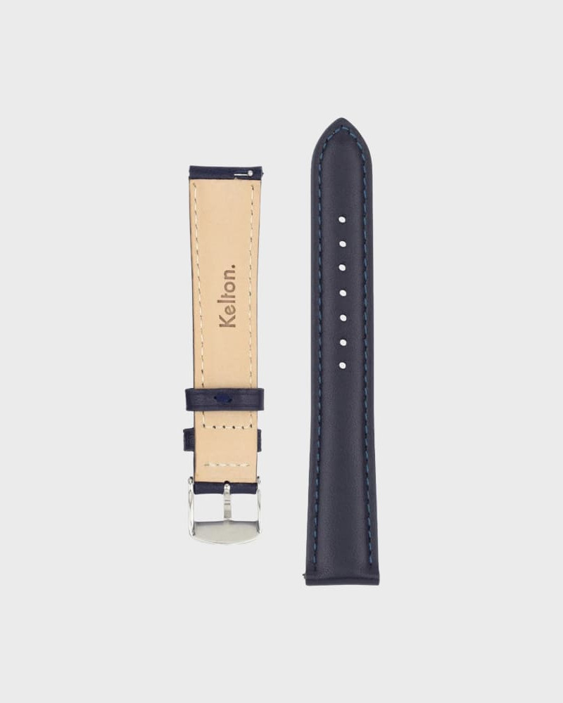 Kelton Bracelet Grande Colorama Navy x Ines de la Fressange Paris – pasek do zegarka granatowy