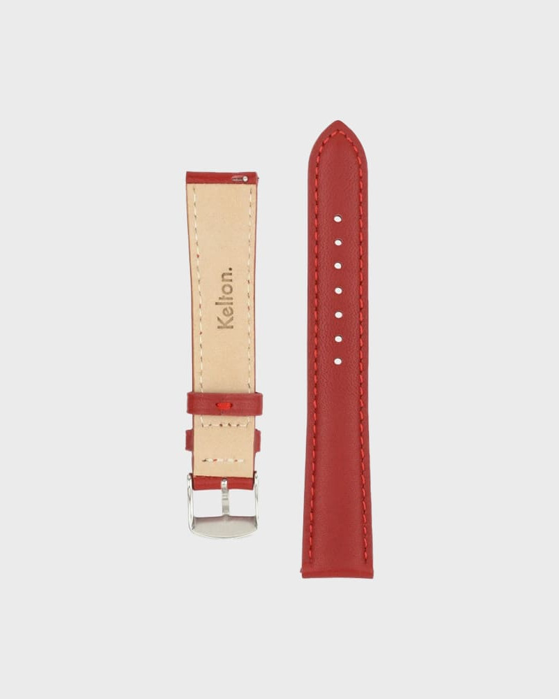 Kelton Bracelet Grande Colorama red x Ines de la Fressange Paris – pasek do zegarka czerwony