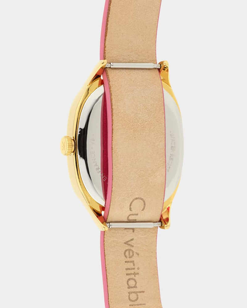 Kelton Colorama Fraise-framboise damski kolorowy zegarek różowo-malinowy Kelton Colorama Fraise-framboise damski kolorowy zegarek różowo-malinowy