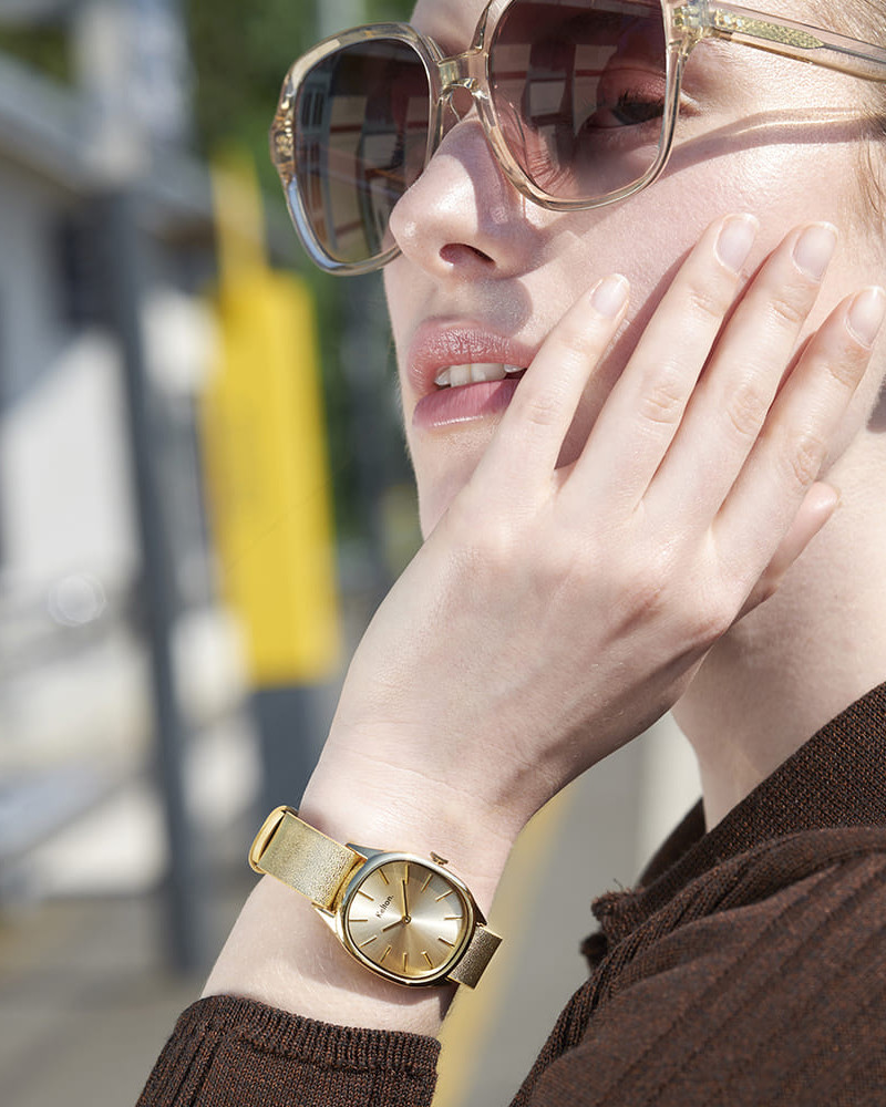 Kelton Colorama Gold Elegancki zegarek damski w kolorze złotym Kelton Colorama Gold Elegancki zegarek damski w kolorze złotym