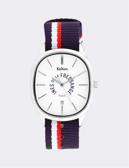 Zegarek kolorowy granatowy Kelton Grande Colorama Sport navy x Ines de la Fressange Paris