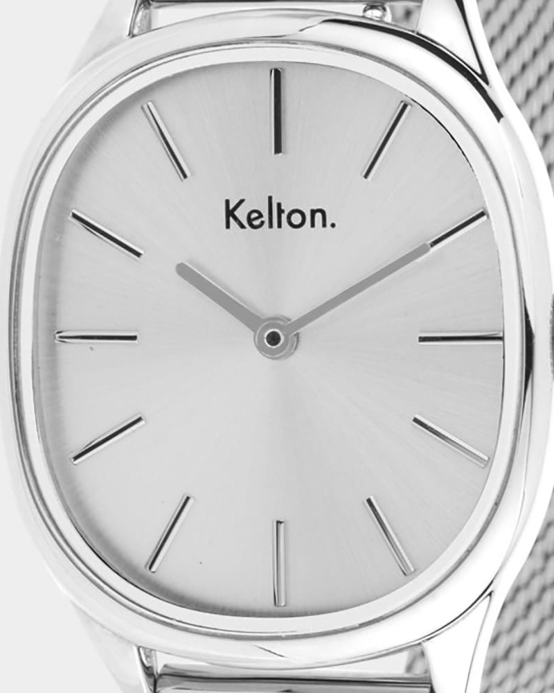 Kelton Colorama Mesh Silver Elegancki zegarek damski w kolorze srebrnym Kelton Colorama Mesh Silver Elegancki zegarek damski w kolorze srebrnym