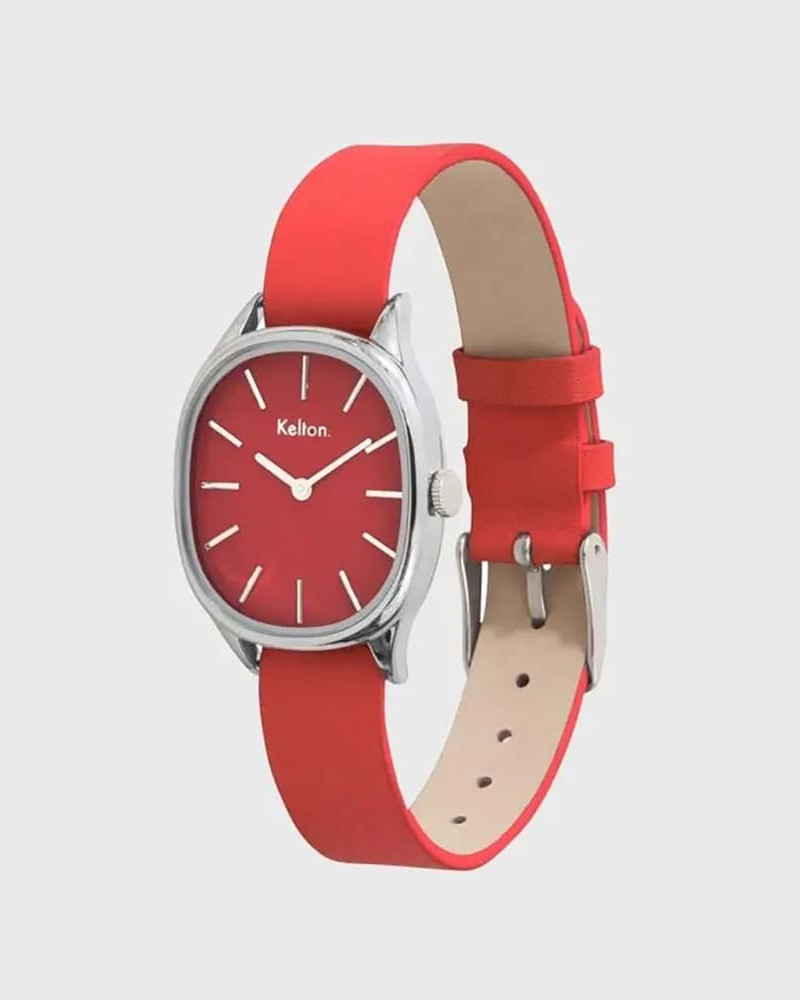Kelton Colorama Red damski kolorowy zegarek czerwony Kelton Colorama Red damski kolorowy zegarek czerwony