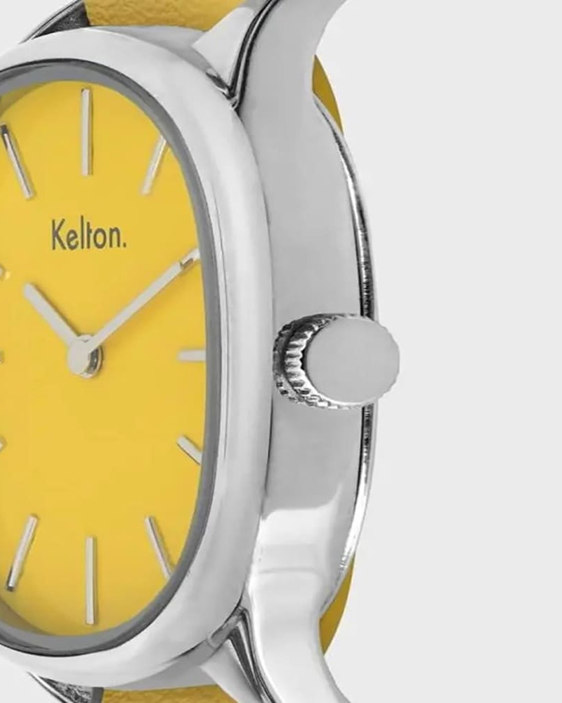 Kelton Colorama Yellow damski kolorowy zegarek żółty Kelton Colorama Yellow damski kolorowy zegarek żółty