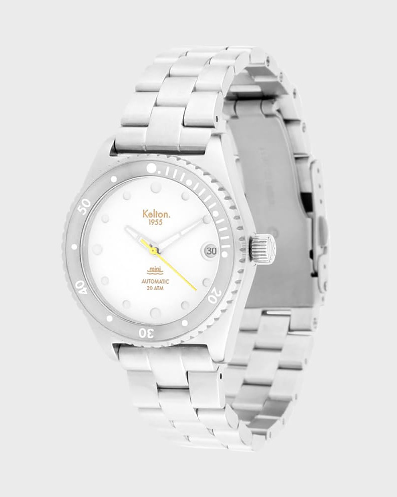 Kelton Mini Blanche – zegarek do nurkowania 20 ATM Kelton Mini Blanche – zegarek do nurkowania 20 ATM