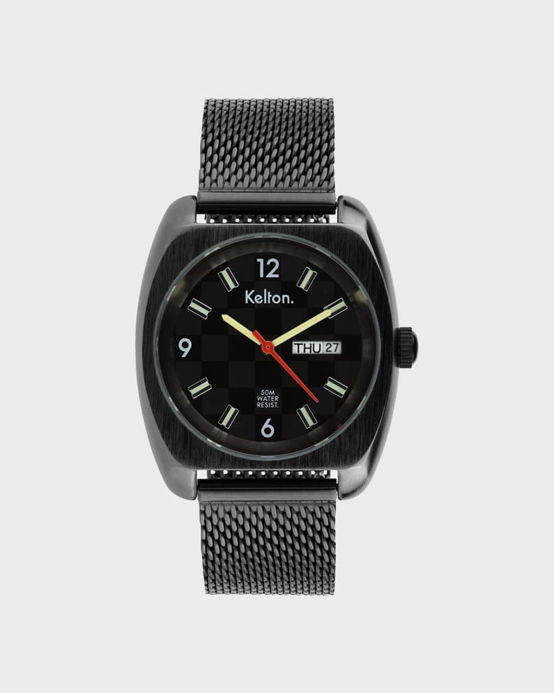 Kelton RC 22 Damier Mesh – zegarek retro kolorowy wzór w kratkę (szachownicę) Kelton RC 22 Damier Mesh – zegarek retro kolorowy wzór w kratkę (szachownicę)