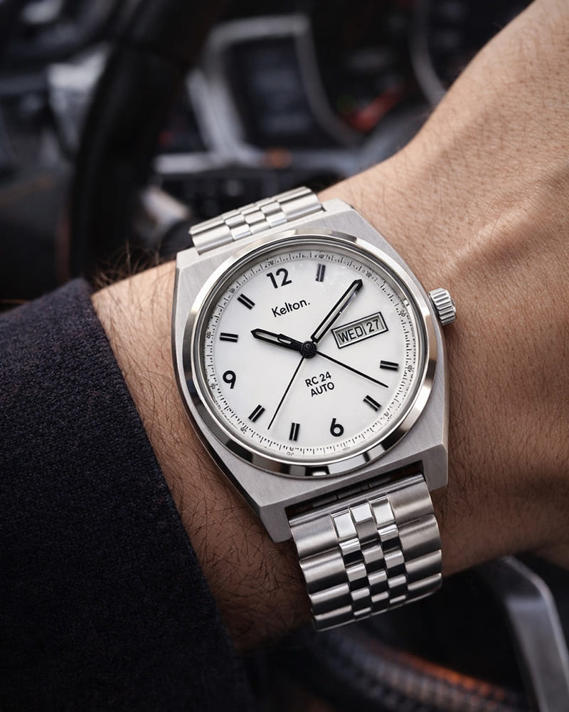 Historia i design RC 24 White Automatic Jubilee Kelton.Polska Kelton.pl