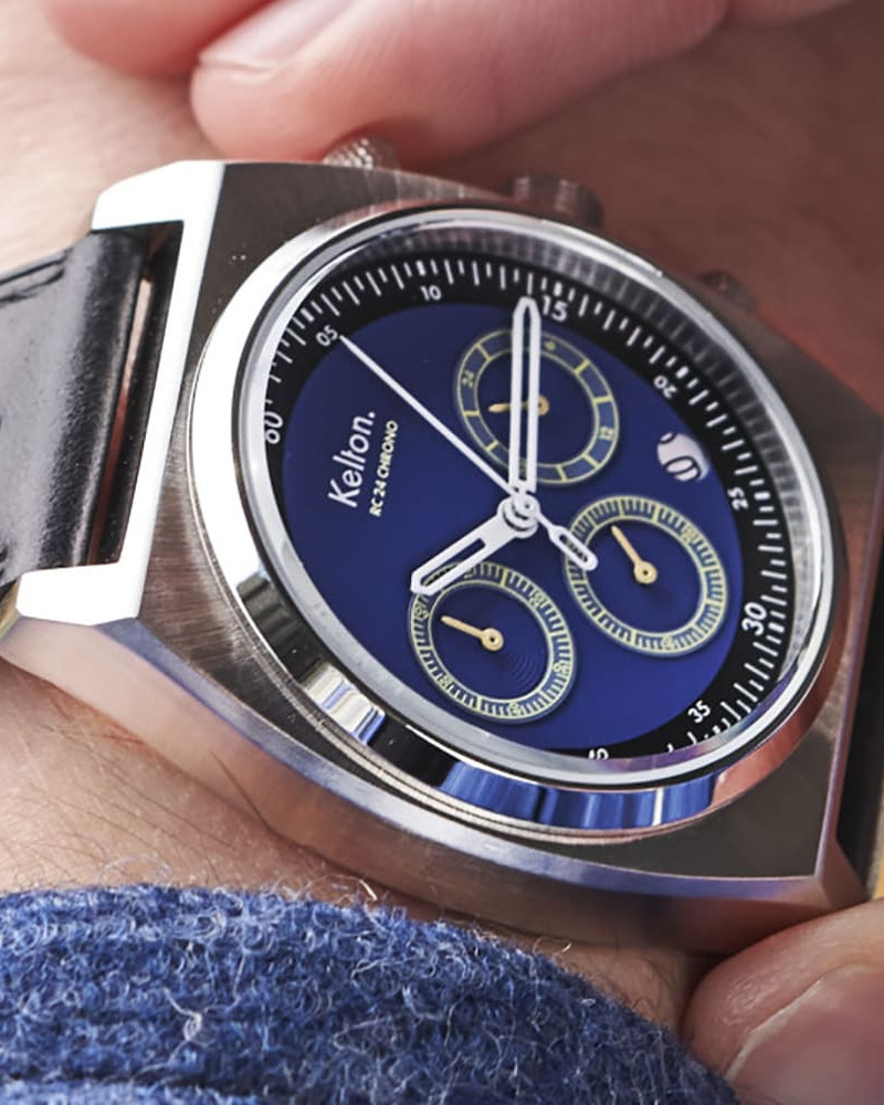 Sekret wyjątkowości RC 24 Chrono méca-quartz Blue Kelton.pl