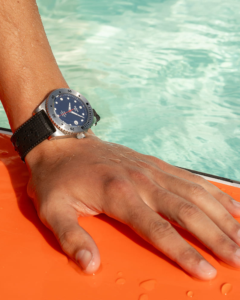 Kelton Tropic 1955 – zegarek do nurkowania 40 ATM (czarny pasek) Kelton Tropic 1955 – zegarek do nurkowania 40 ATM (czarny pasek)